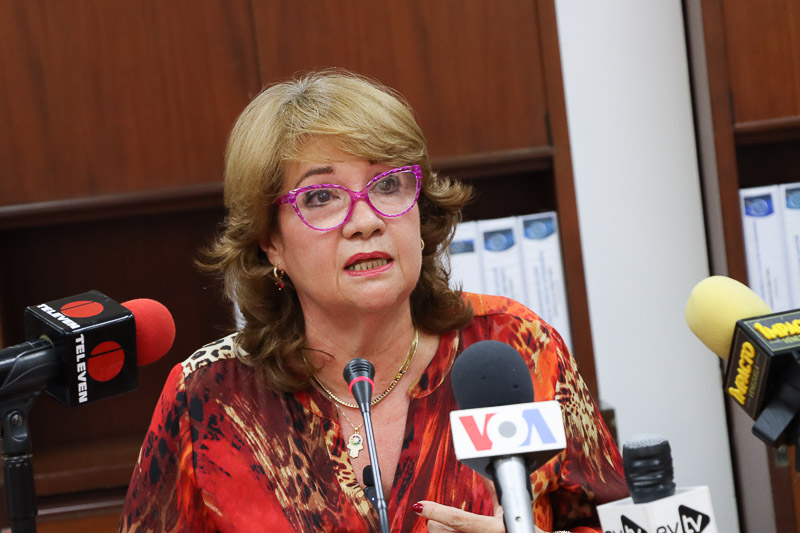 Lia Talavera presidenta de la Sociedad de Hemoterapia (Mairet Chourio)