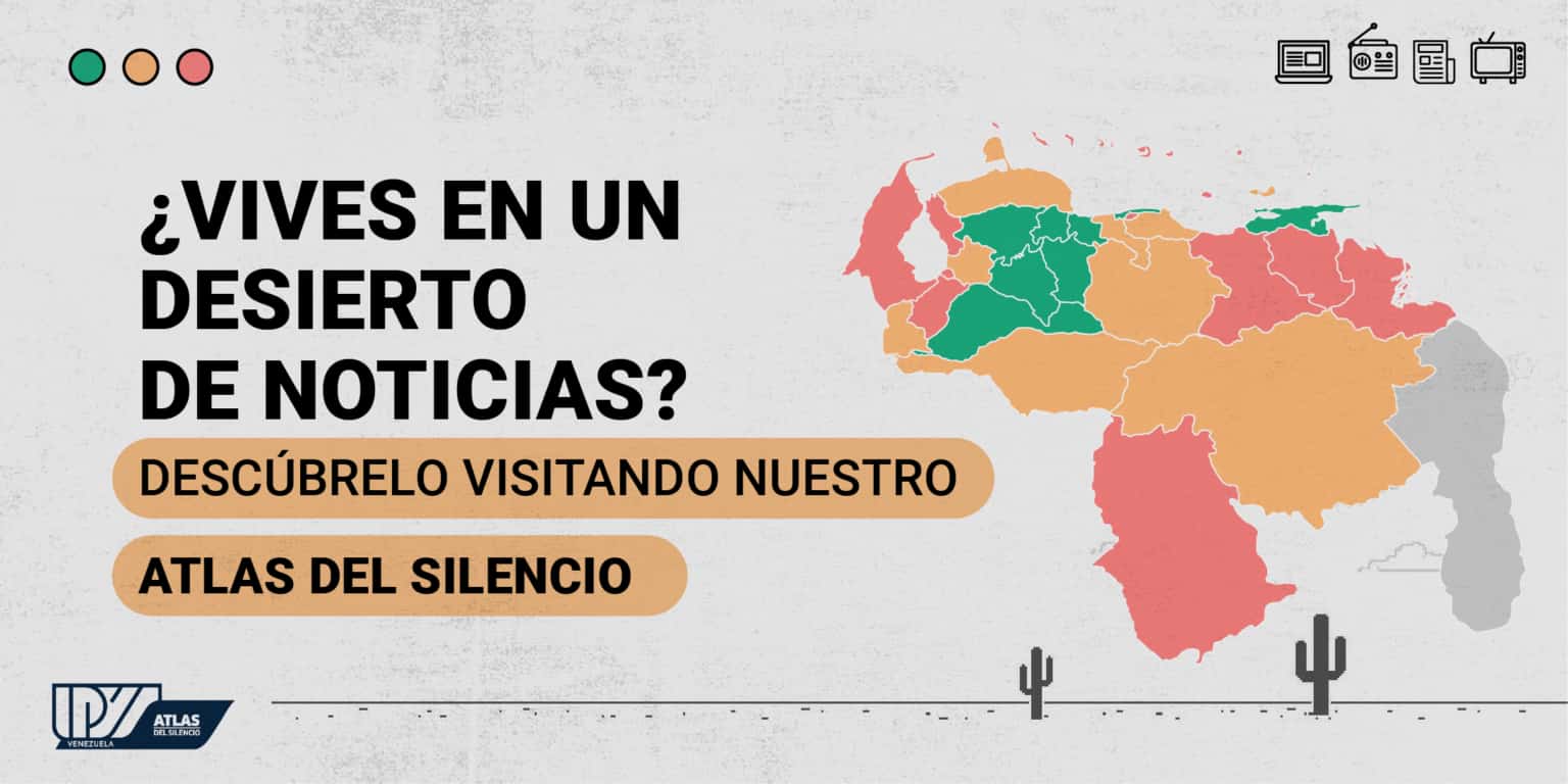 Ipys Venezuela revela que 7 millones de personas en el país viven en "desiertos informativos"