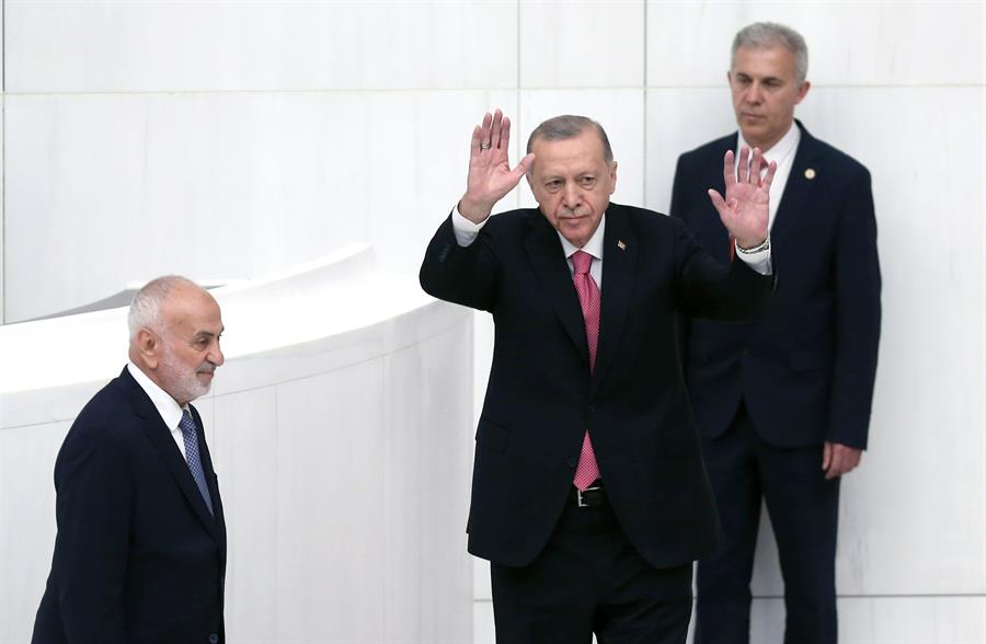 Erdogan asumió su tercer mandato como presidente de Turquía