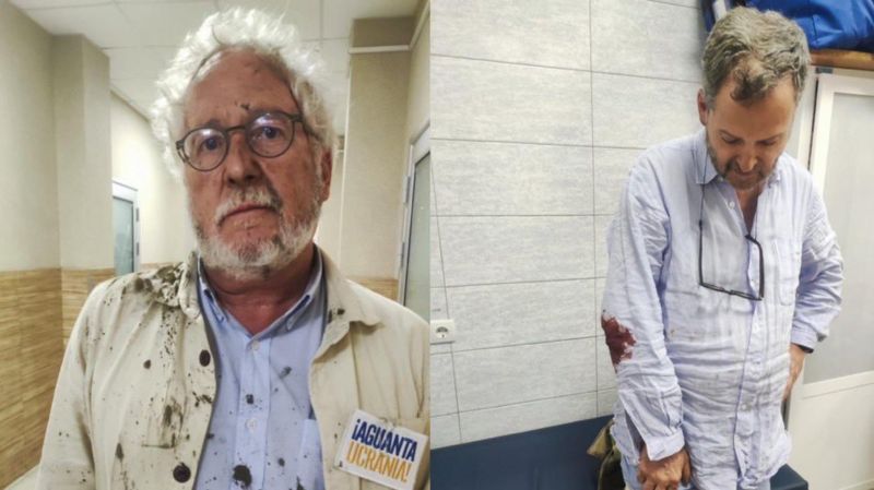 Escritor Héctor Abad y el excomisionado de paz de Colombia se salvan de ataque ruso en Ucrania