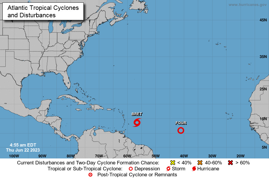 Tormenta Bret | Inea suspende el zarpe de embarcaciones desde este 22 de junio