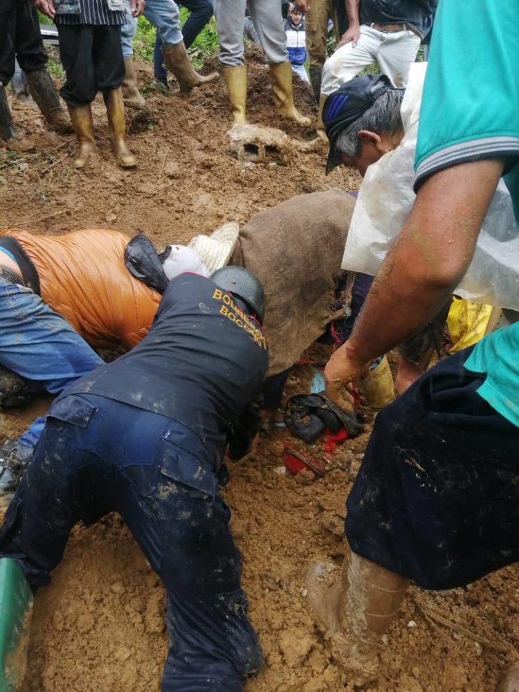 Dos niños entre los cuatro muertos por deslizamiento en Boconó