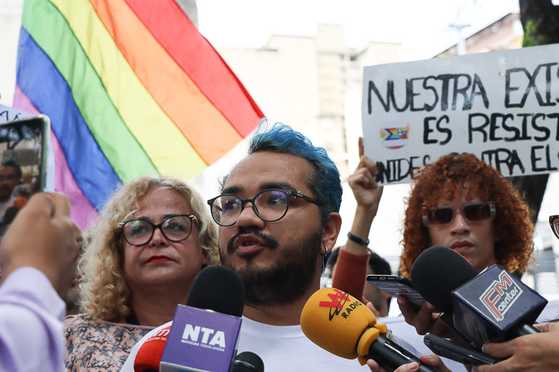 Yendry Velasquez dirigente del Observatorio Venezolano de violencia Lgbtiq