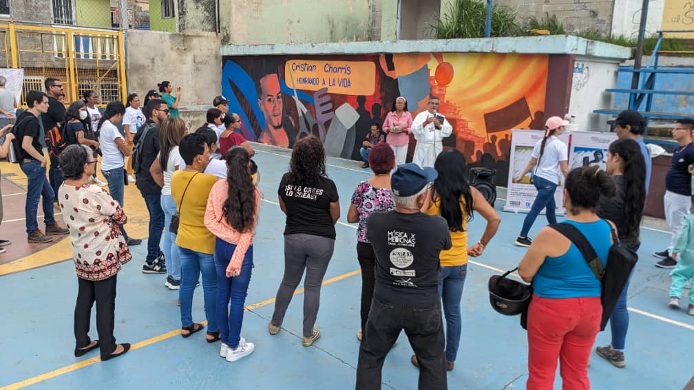 Inauguran mural en La Dolorita en honor a Cristian Charris y contra ejecuciones extrajudiciales