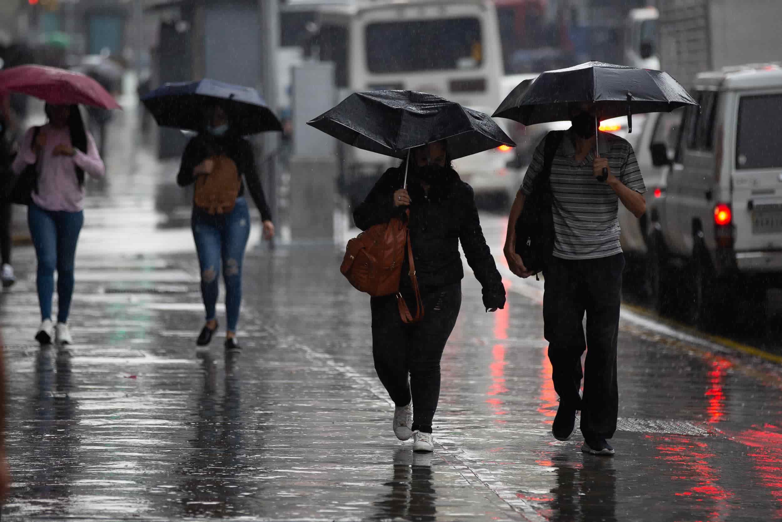 Gran parte de Venezuela tendrá lluvias este 27 de julio