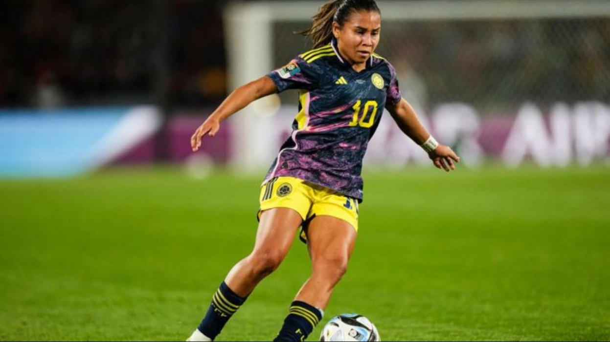 Leicy Santos fue la figura de Colombia en el partido frente a Inglaterra