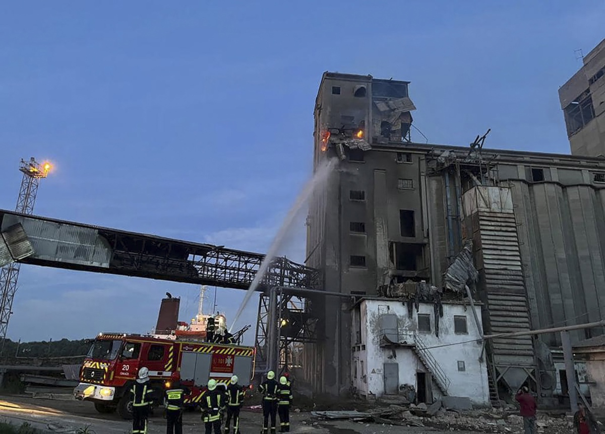 Ataque ruso contra silo a orillas del Danubio destruye 40.000 toneladas de cereal