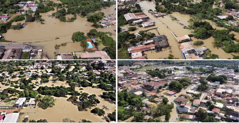 Unas 2 mil familias afectadas por desbordamiento del río Uairén en la Gran Sabana