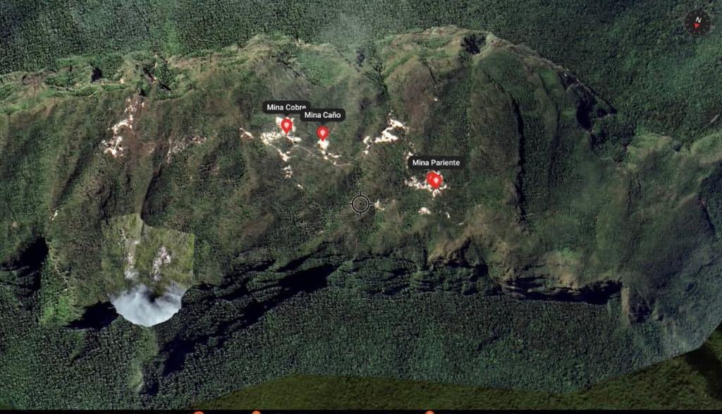 Minería ilegal en el Yapacana