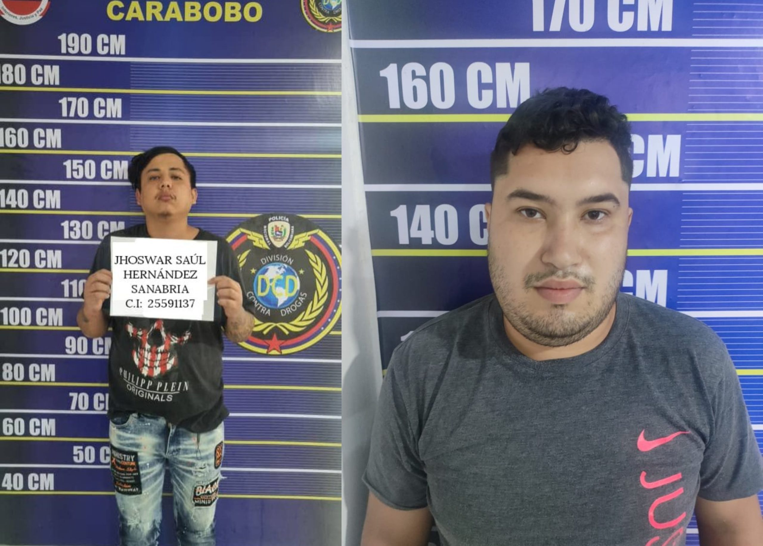 Fueron detenidos en el estado Carabobo