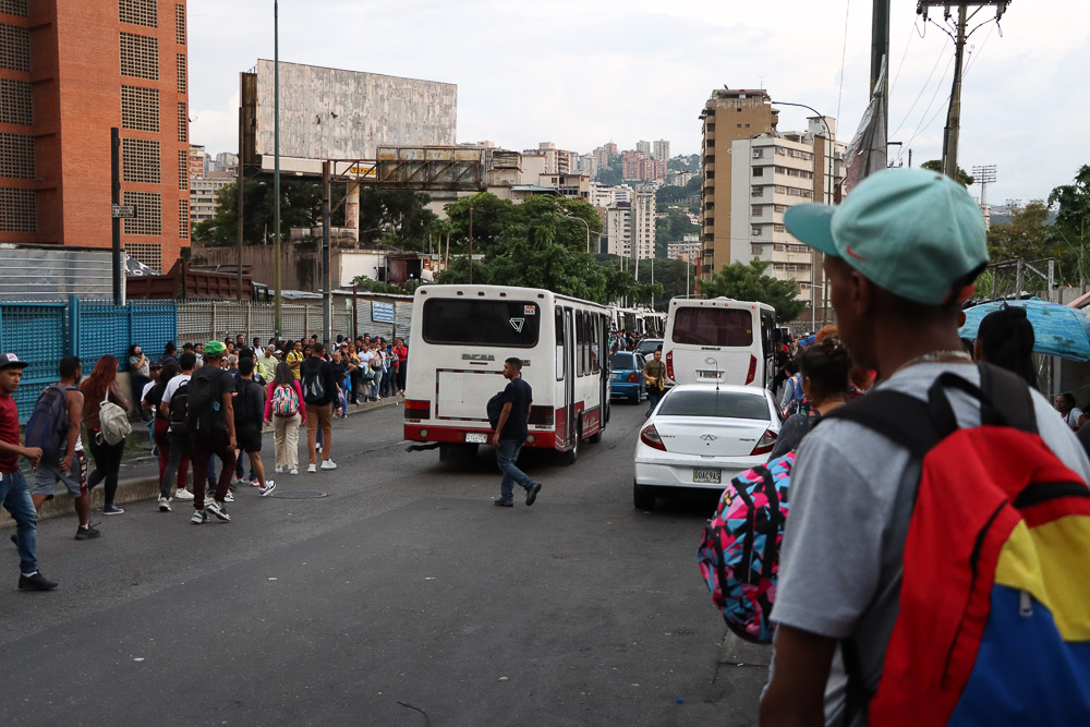 Colapso de transporte por fallas del metro (Mairet Chourio)