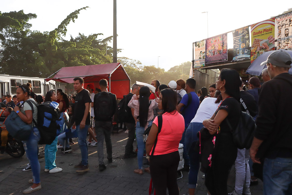 Colapso de transporte por fallas del metro (Mairet Chourio)