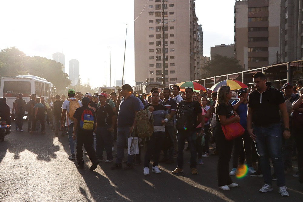 Colapso de transporte por fallas del metro (Mairet Chourio)