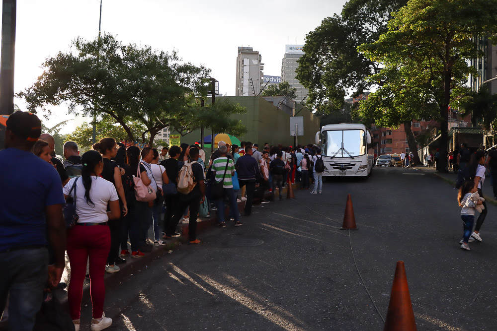 Colapso de transporte por fallas del metro (Mairet Chourio)