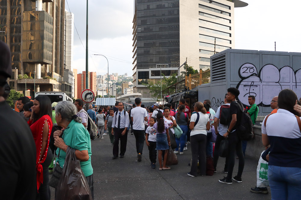 Colapso de transporte por fallas del metro (Mairet Chourio)