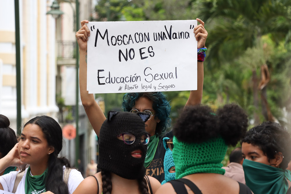 Concentración verde por la despenalización del aborto (Mairet Chourio)