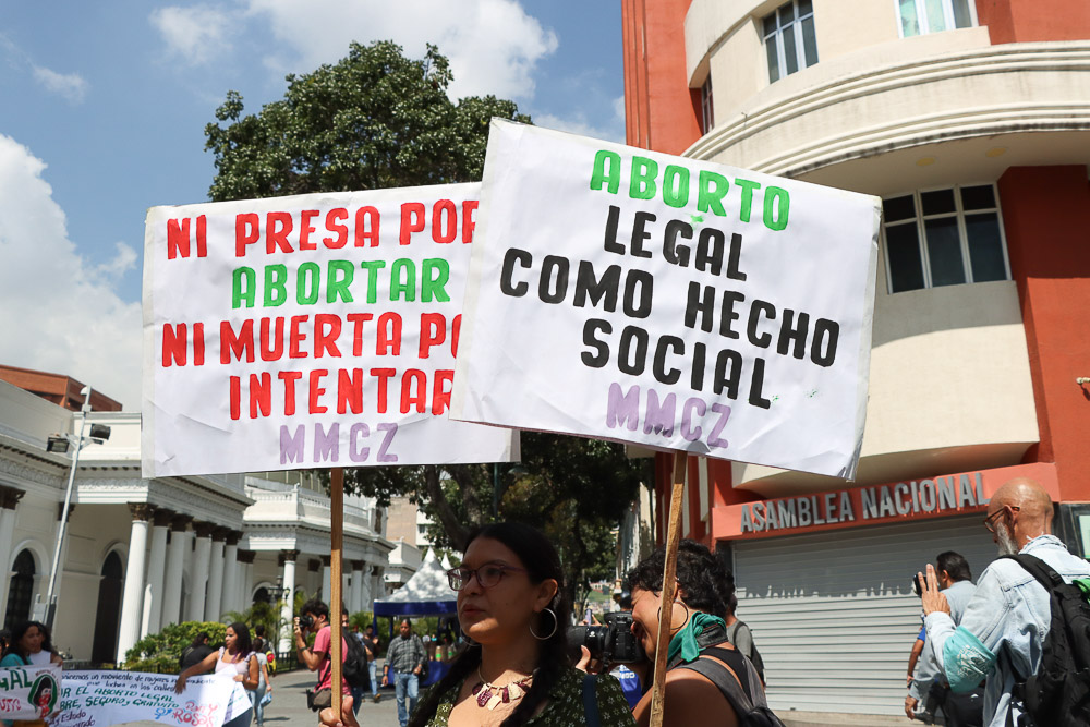 Concentración verde por la despenalización del aborto (Mairet Chourio)