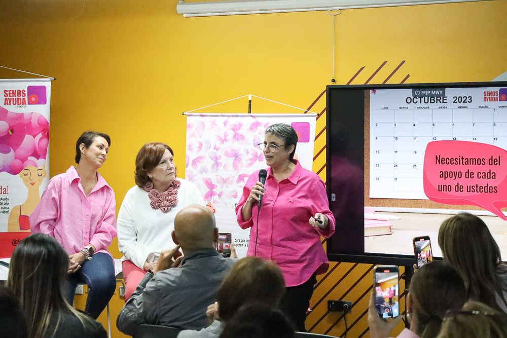Rueda de prensa de Senos de Ayuda (Mairet Chourio)