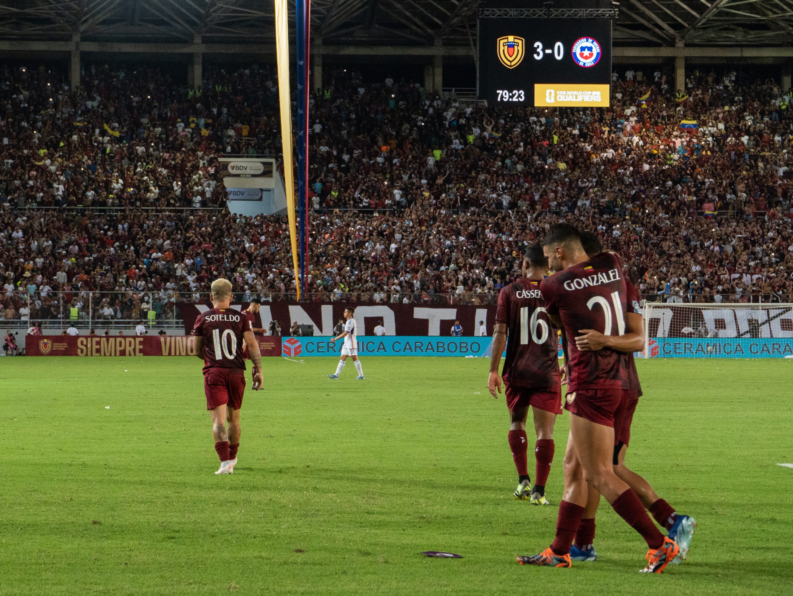 Vinotinto se mete entre 50 primeras del ranking Fifa