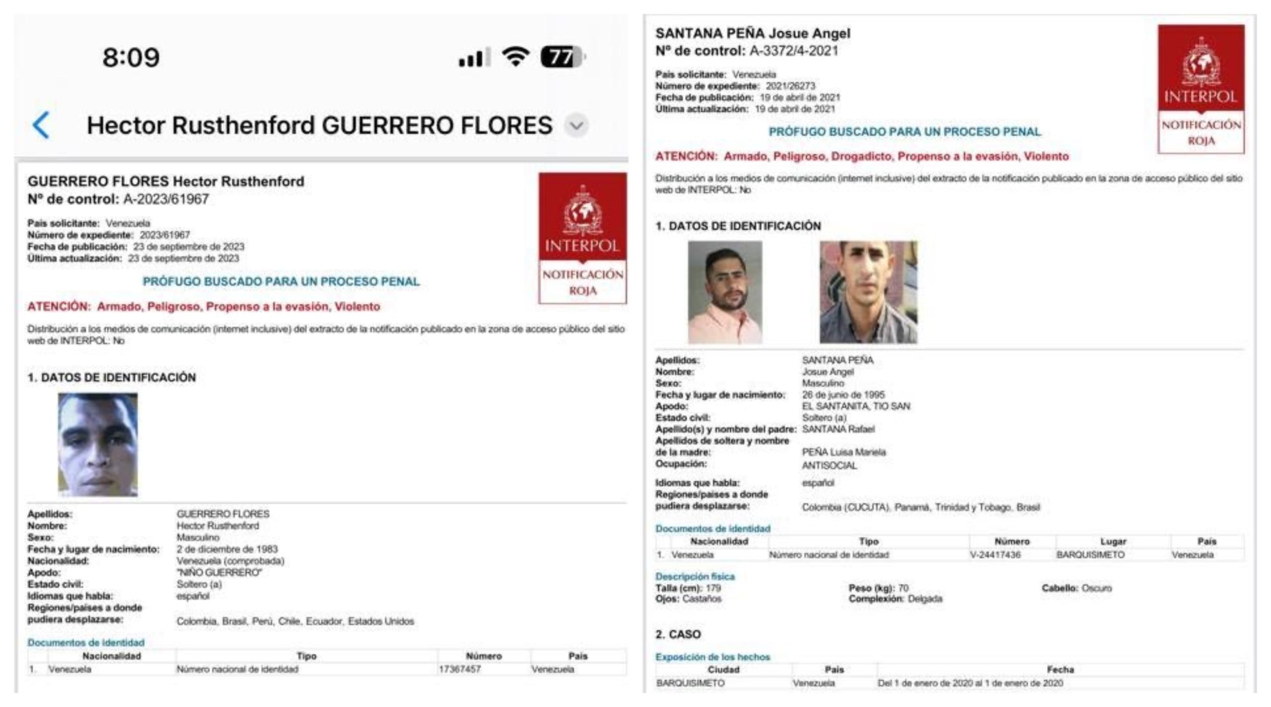 Guerrero es el cabecilla principal del Tren de Aragua