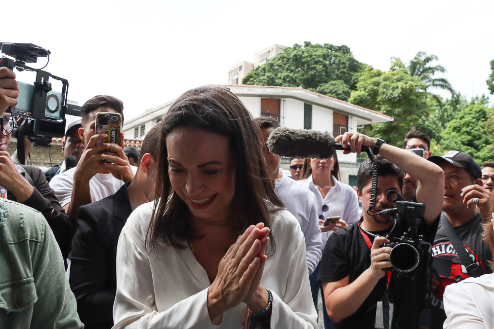 María Corina Machado-Elecciones primarias 2023- Santa Eduvigis (Mairet Chourio)
