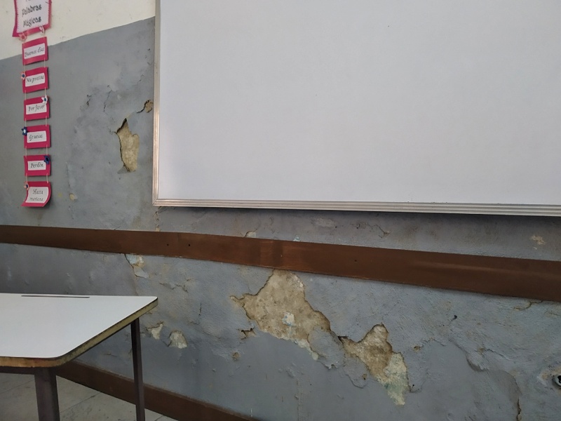 Escuela Vicente Landaeta- filtraciones- San Bernardino (Mairet Chourio)
