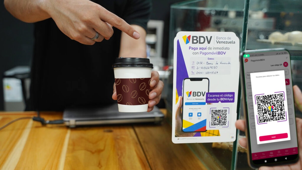 Pago móvil con código QR
