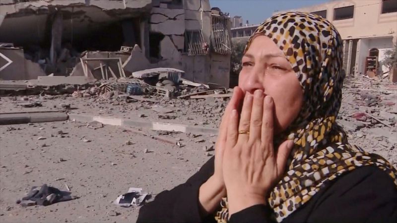 El barrio de Gaza que quedó reducido a escombros en una sola noche