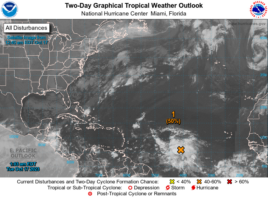 Lluvias con tormentas eléctricas en zonas de Venezuela este 17 de octubre
