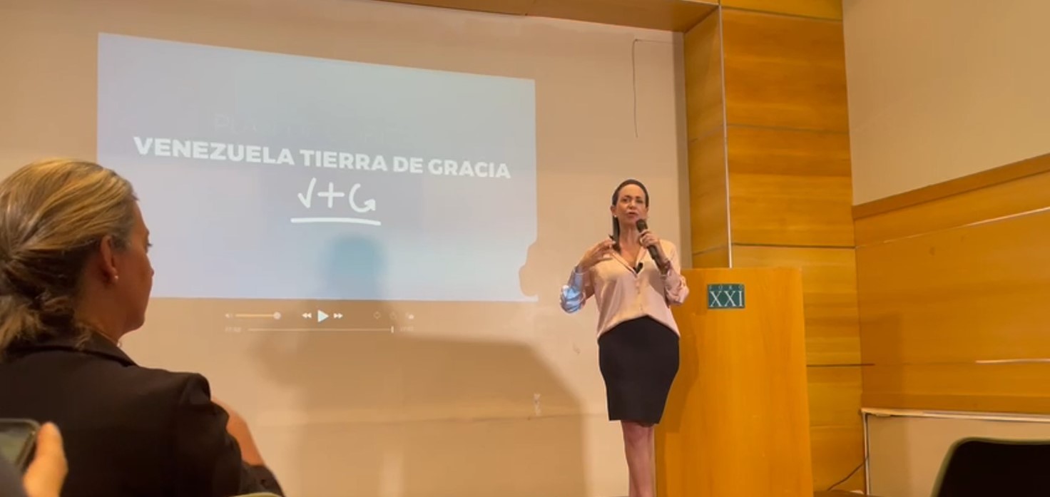 María Corina Machado: No hemos sido ni somos parte de las negociaciones previas ni de la actual