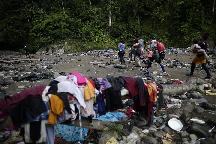 Amenaza de deportación de EE.UU. no ha mermado cruce de migrantes venezolanos por selva del Darién
