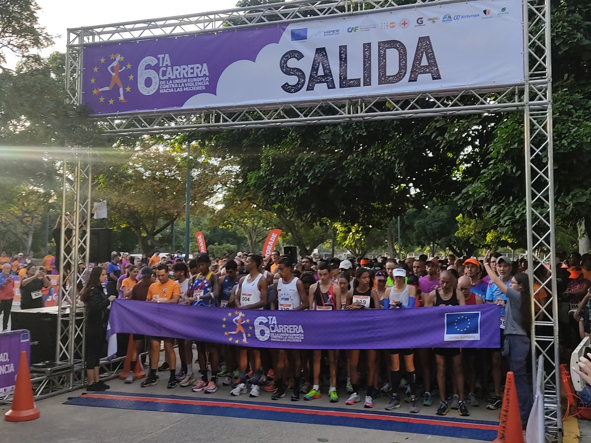 Carrera de la UE contra la violencia de género en Caracas