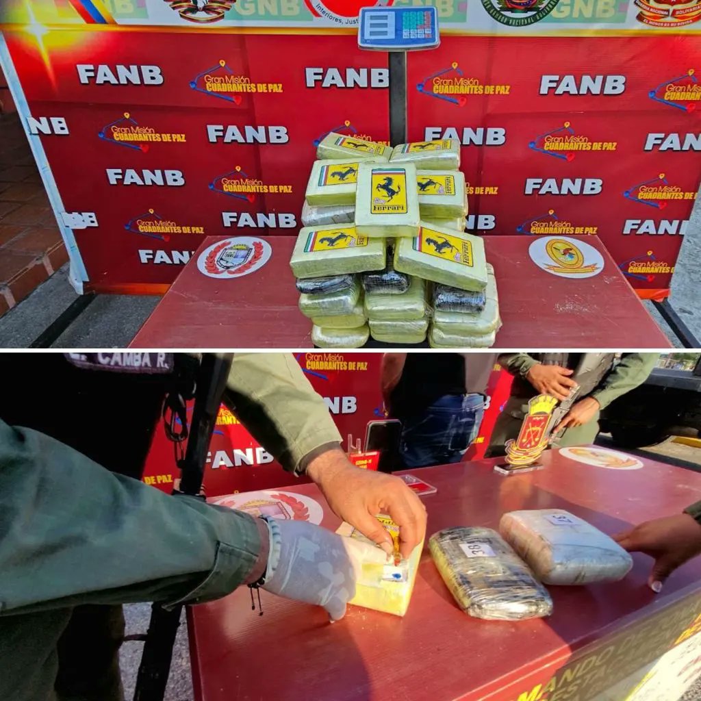 Detienen con casi 52 kilos de cocaína a un concejal opositor en Zulia