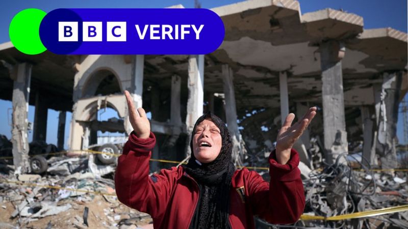 Los gráficos que muestran que al menos la mitad de los edificios de Gaza fueron dañados o destruidos