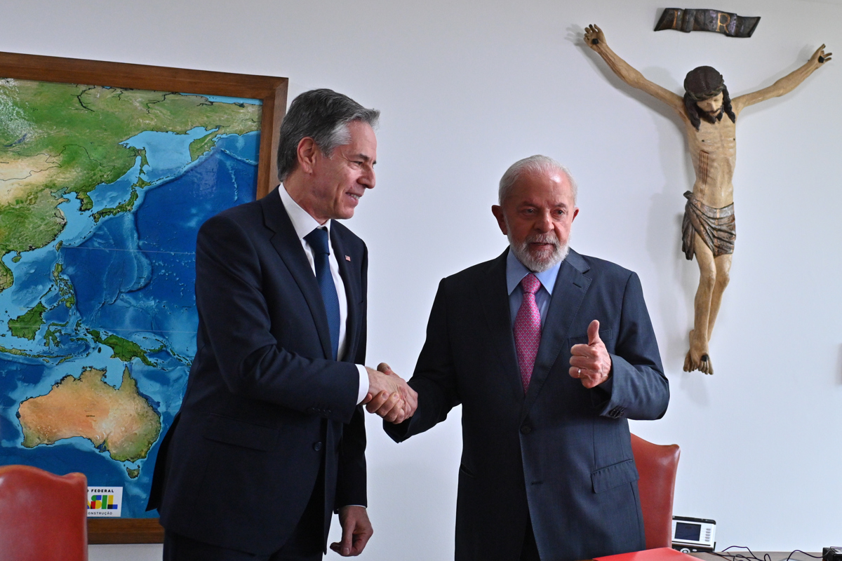 Lula recibe al secretario de Estado de EE.UU. antes de la reunión del G20