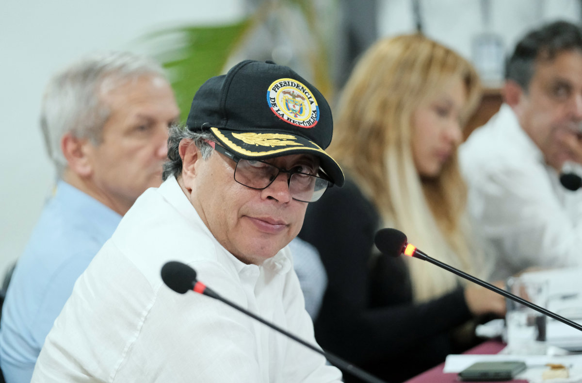 El presidente de Colombia, Gustavo Petro