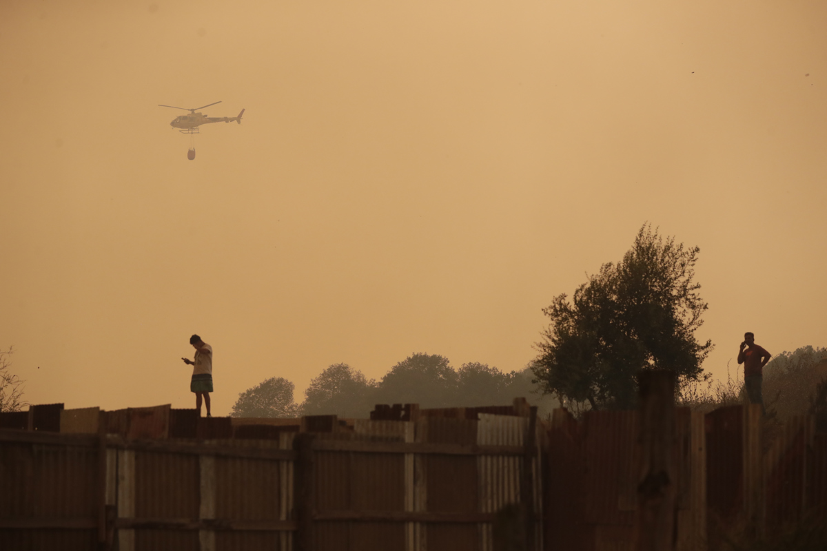 Incendios en región chilena de Valparaíso