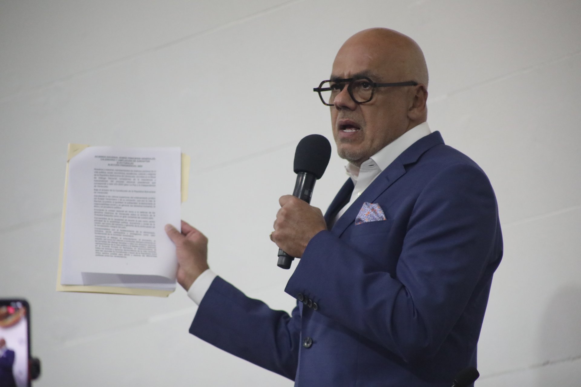 Jorge Rodríguez afirma que cronograma electoral cumple con acuerdo de Barbados