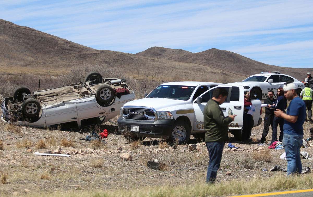Un migrante muerto y varios heridos deja accidente de auto en frontera norte de México