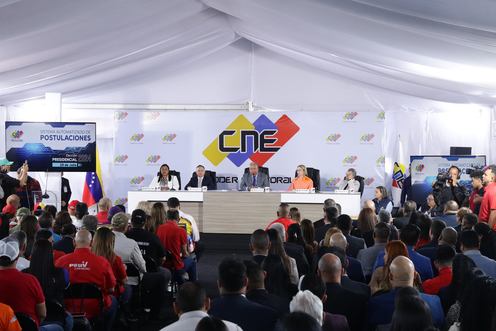 5 hechos que marcaron las postulaciones a las presidenciales de Venezuela