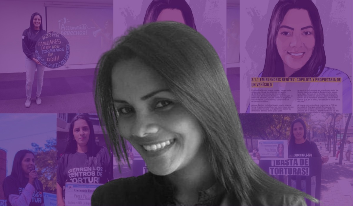 Emerliendris Benitez, presa política en Venezuela