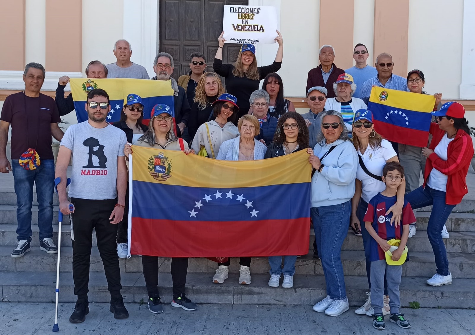 Venezolanos protestan en varios países del mundo para exigir derechos políticos