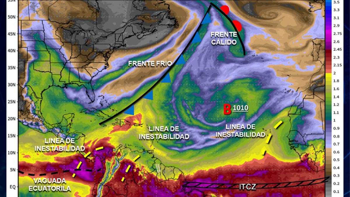 Lluvias y cielos nublados en Venezuela este 25 de abril