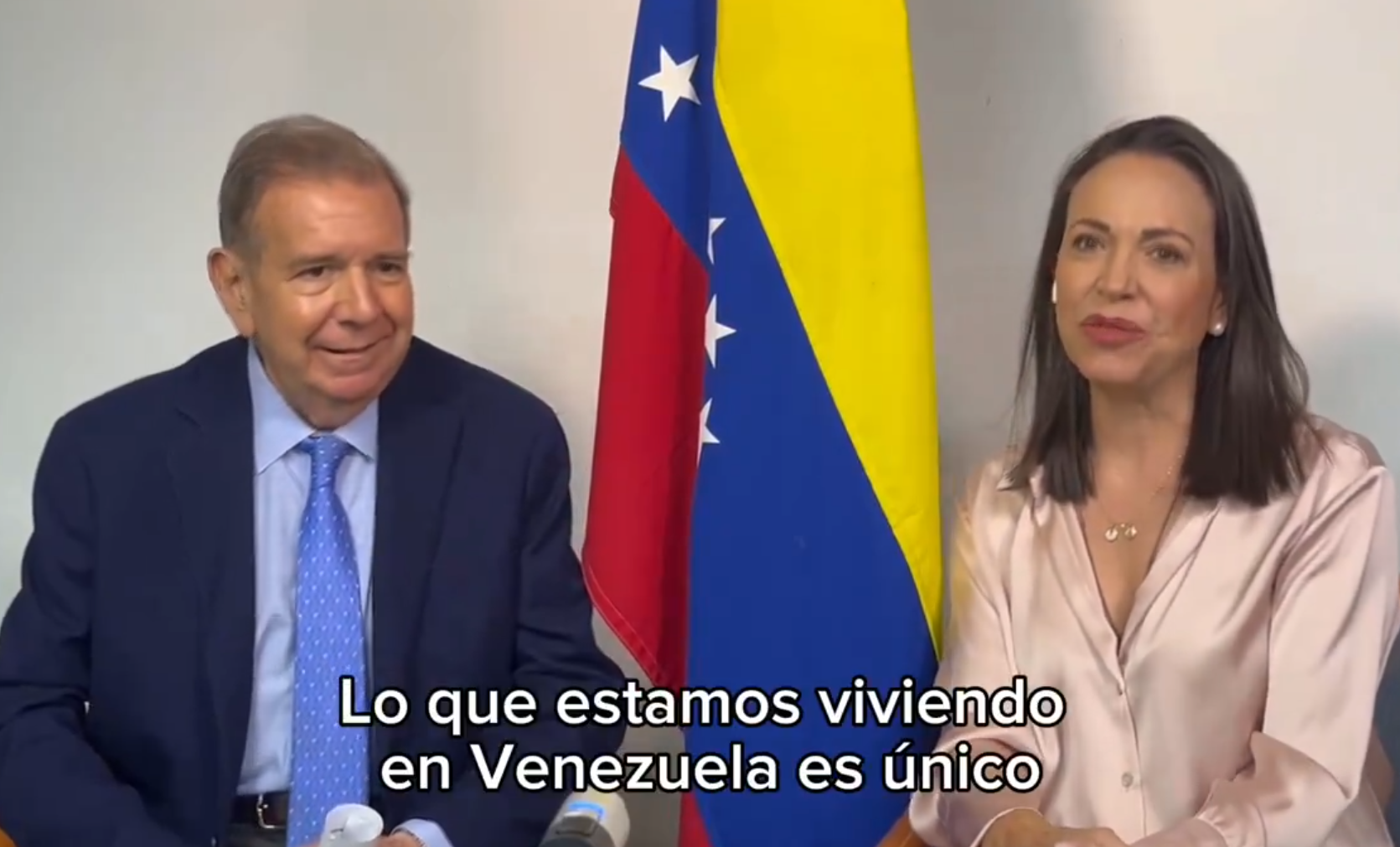 María Corina Machado Edmundo González Urrutia