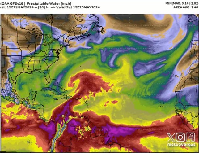 Inameh pronostica lluvias este 22 de mayo en Venezuela