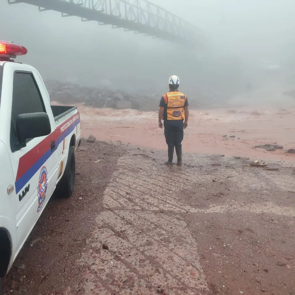 PC Táchira reporta crecida de ríos y colapso de dos viviendas por lluvias