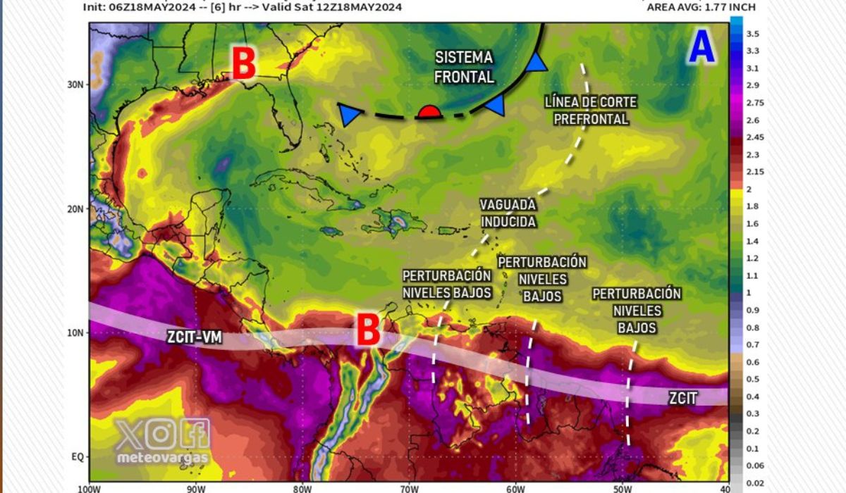 Lluvias en gran parte de Venezuela este 18 de mayo