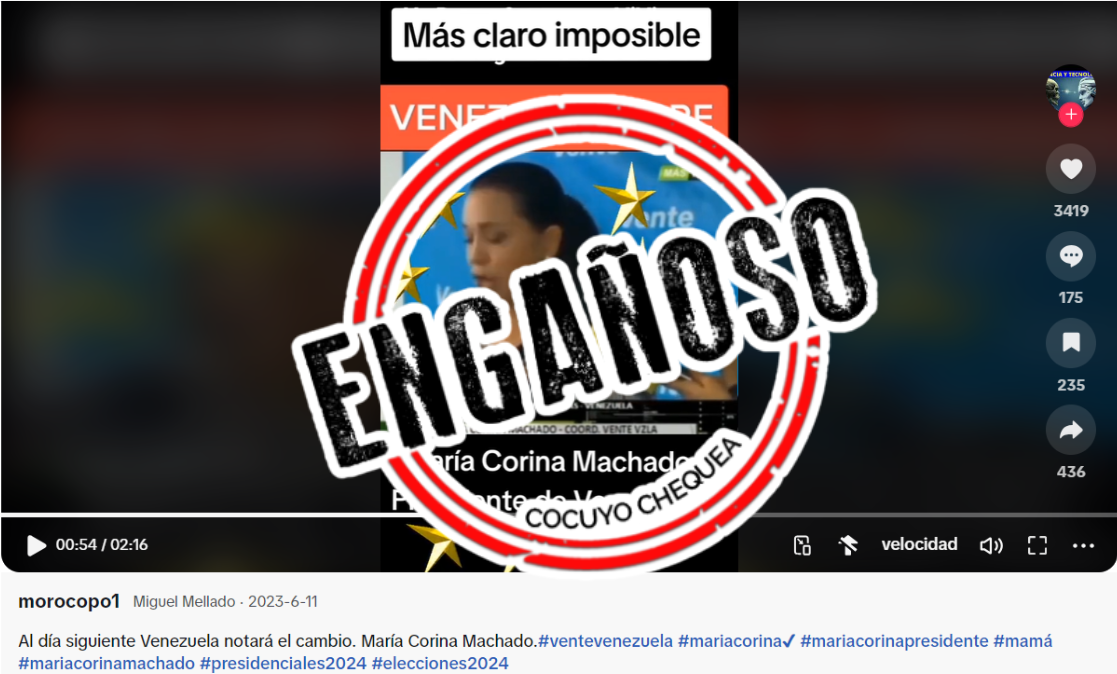María Corina Machado video 2018