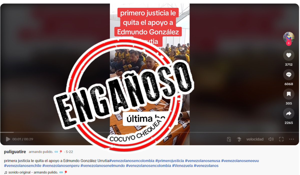 Primer Justicia PJ Edmundo González judicializado
