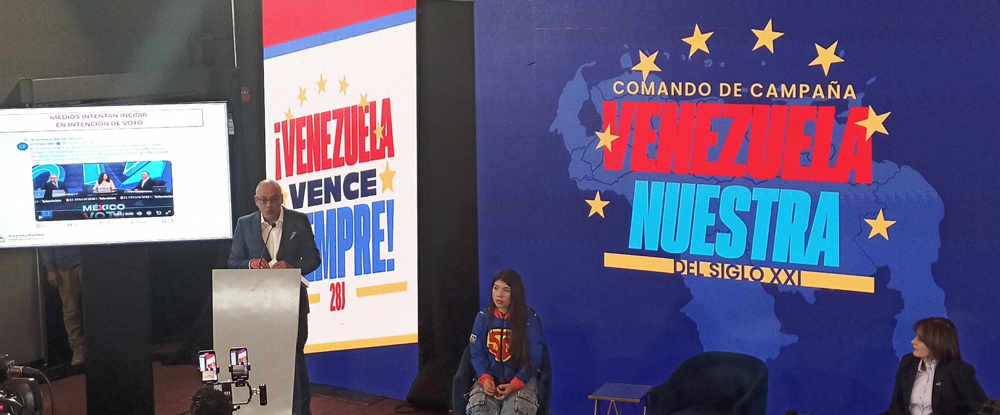 Jorge Rodríguez sostiene que encuestas electorales en Venezuela “mienten” y preparan matriz de “fraude”